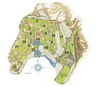 Course Map Desert Springs Resort & GC