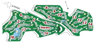 Course Map Almerimar Golf 