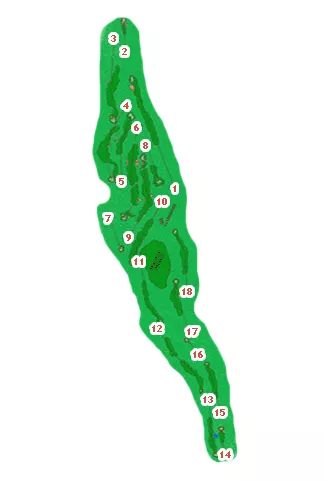 Course Map Llanes Golf Course