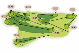 Course Map Real Zarauz Golf Course