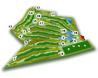 Course Map La Valmuza Golf Course