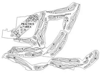 Course Map Arcos Golf Club & Country Estate