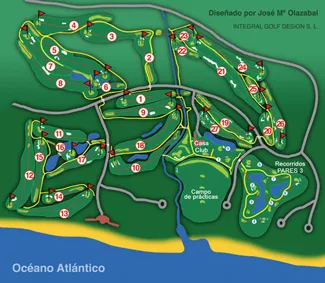 Course Map Costa Ballena Golf Club