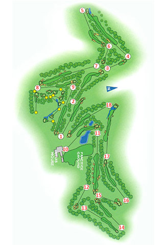 Course Map Valderrama Golf Club