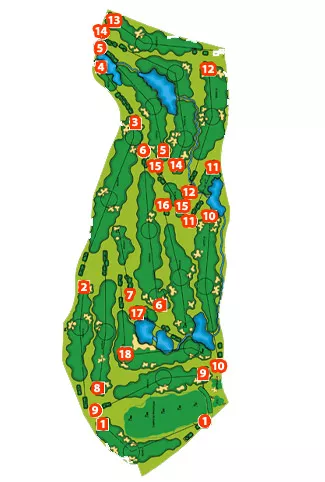 Course Map Villanueva Golf & Croquet