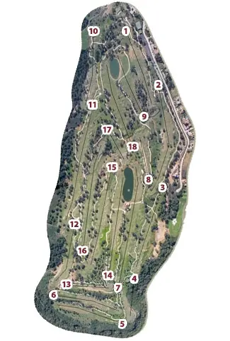 Course Map San Roque Club Old Course