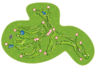 Course Map Calanova Golf course