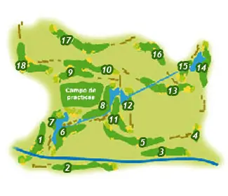 Course Map Fuerteventura Golf Course