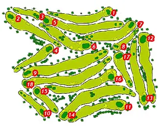 Course Map Real Club de Golf Las Palmas