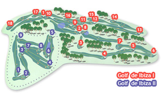 Course Map Golf de Ibiza I