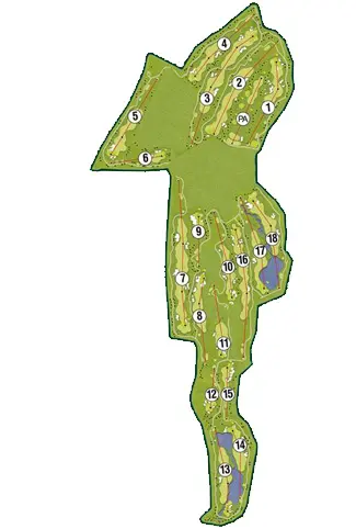 Course Map El Valle Golf Course