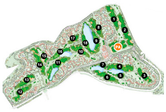 Course Map Hacienda Riquelme Golf Resort