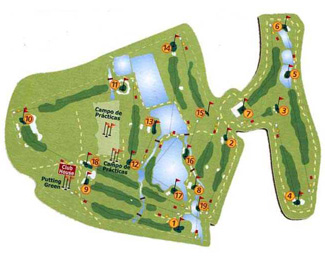 Course Map La Finca Golf Course