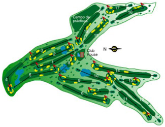 Course Map La Marquesa Golf