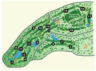 Course Map Panoramica Golf & Country Club
