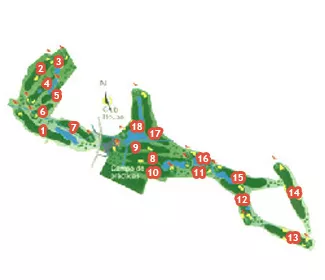 Course Map Oliva Nova Golf Course