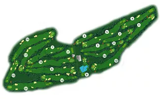 Course Map Golf de Pals
