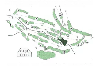 Course Map Aravell Golf Andorra