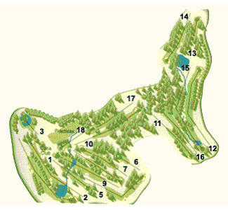 Course Map Costa Daurada Tarragona Golf Course