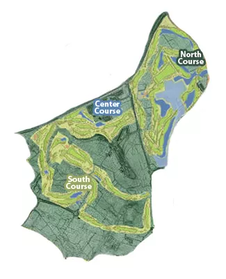 Course Map Infinitum Lakes (Ex Lumine)