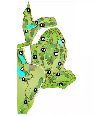 Course Map El Robledal Golf Course