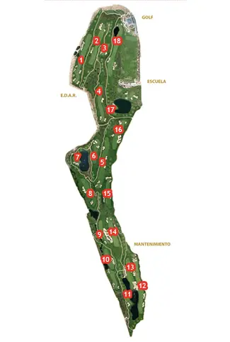 Course Map Santander Golf Course
