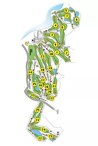 Course Map Laukariz Golf Course