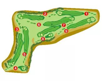 Course Map El Bonillo Golf Course