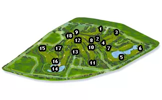 Course Map León El Cueto Golf Course