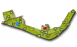 Course Map Entrepinos Golf Course