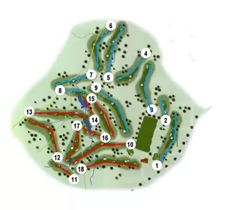 Course Map Talayuela Golf Course