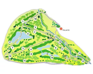 Course Map Señorío de Zuasti Golf Course