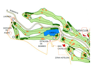 Course Map Golf d Aro