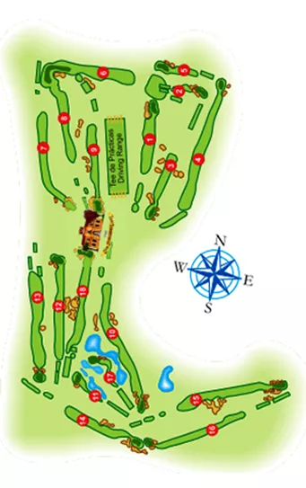 Course Map Real Guadalhorce Golf Club